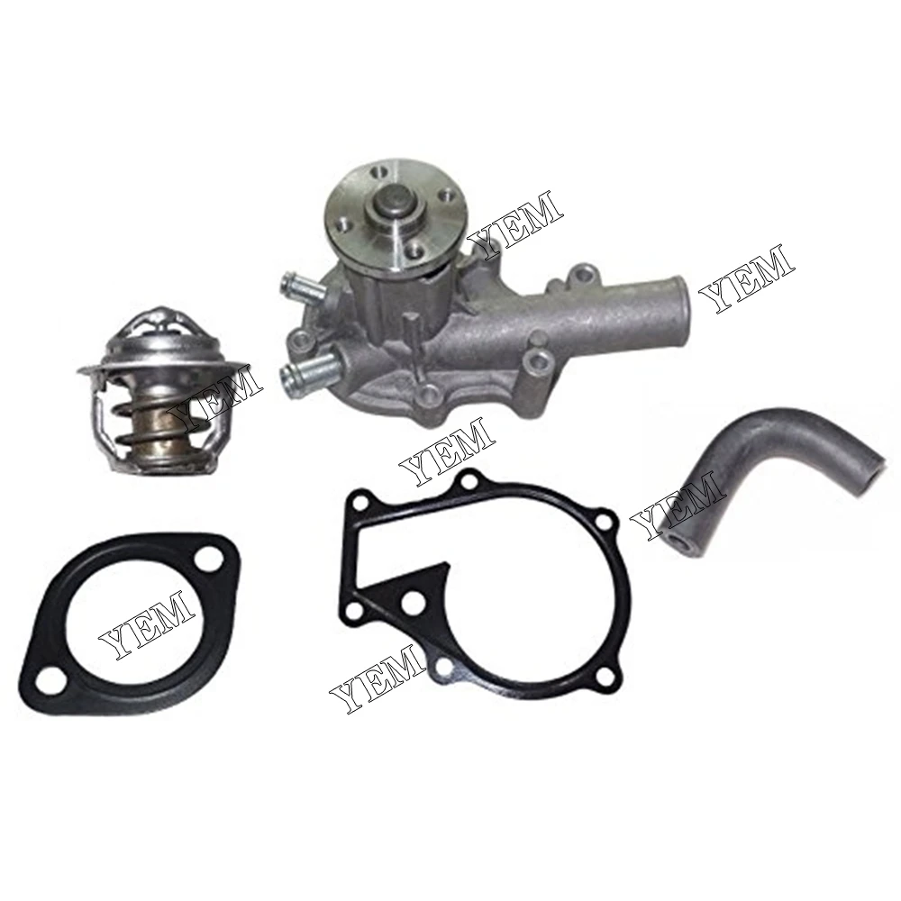 Diesel Engine New Water Pump W/ Return Hose &Thermostat Fits for Kubota G2000 G2000-S SN: =761959 Engine Repair Kit