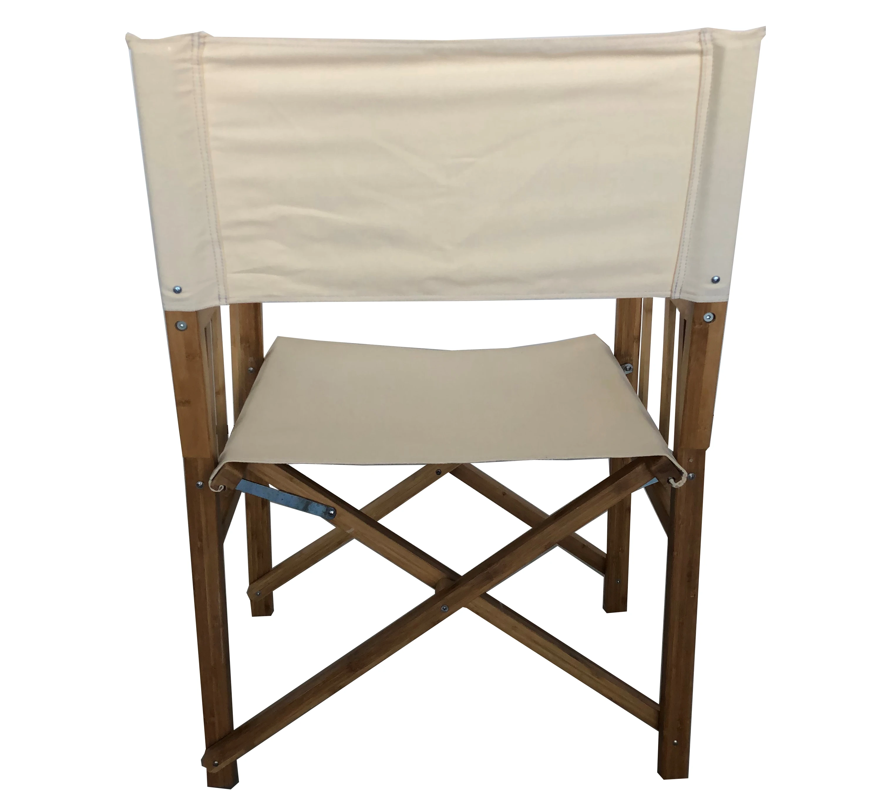 
Складной стул из натуральной бамбуковой рамы для больших мальчиков, тканевый режиссер, складной стул для кемпинга в форме луны, сверхпрочная ткань 