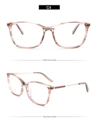 New Design Square Fashion Acetate Optical Glasses Eyewear Eyeglasses Frames