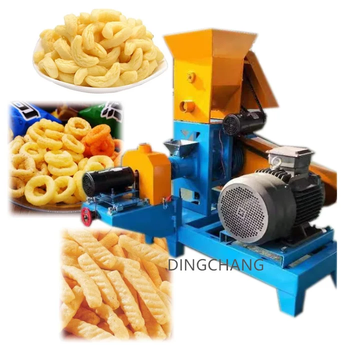 Wholesale	mixed Grain Puffing Machine	popcorn Chicken Machine Maize Popping	kurkure Making Machine Price