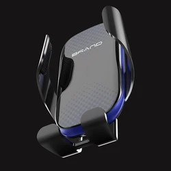 Беспроводное Автомобильное зарядное устройство Qi, 15 Вт, автоматическое автомобильное беспроводное зарядное устройство для iPhone 13