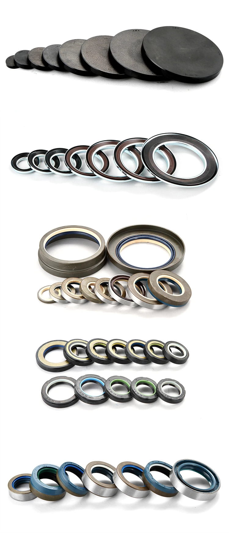 Taiwan Oil Seal Tto Nbr Oilseal Fkm Tb Tb2 Tc4 Dc Sc Dc4y Dc4p Htcl