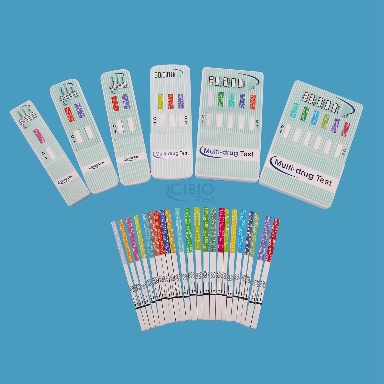 One Step Multi Drug UrineTest Panel 10 in 1 Test Dipcard