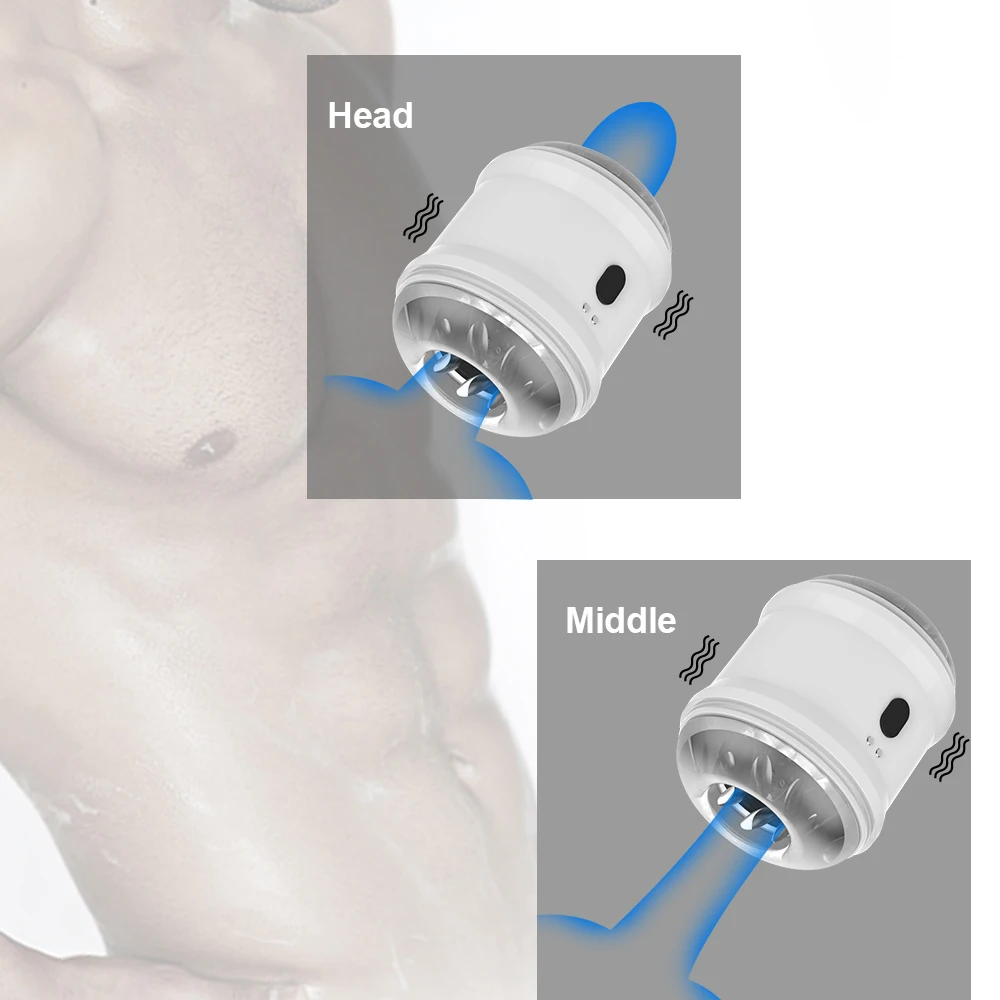 Factory Price Automatic Male Masturbator Vibration Sucking Machine Silicone Vagina Masturbation Cup Sex Toys Adult Goods for Men