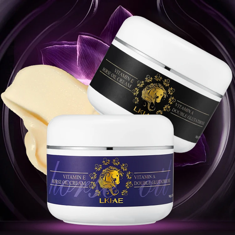 Wholesale Horse Oil Nicotinamide Arbutin Glutathione Anti-wrinkle Nourish Moisturizing Hydrating Horse Oil Cream For Face