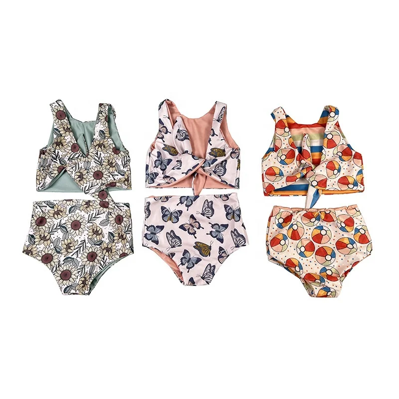 DH ODM Traje De Bano Nina 4th of July American Toddler Girls Swimwear Beachwear 2023 Plus Size