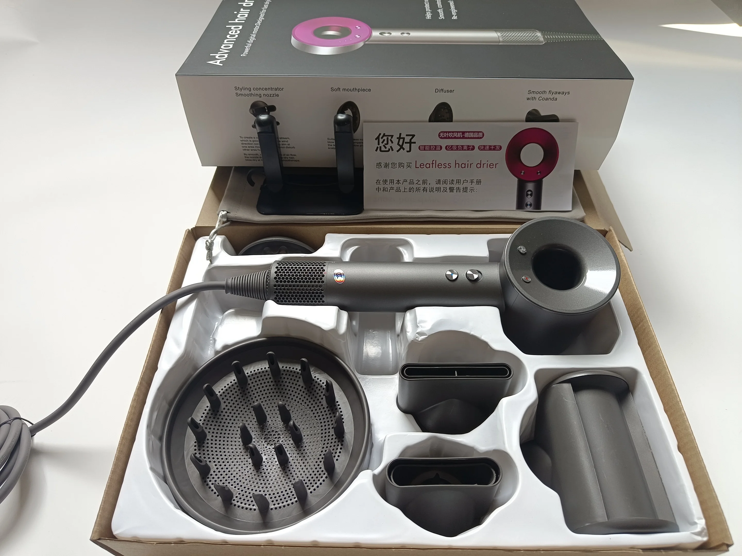 2023 Premium Hot Sell Salon Supersonics Hair Dryer Hairdryer Hair Wrap