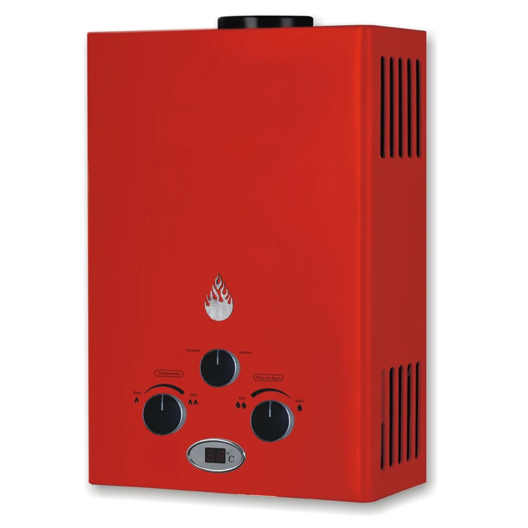 Дымовых Тип LPG 6L мгновенный проточный водонагреватель низкого давления газовый котел водонагреватель с летними зимние ручка