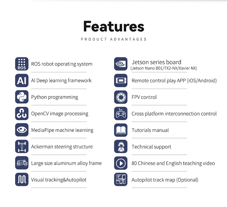 Yahboom Rosmaster R2l Ros Automatic Driving Robot Supported App Handle
