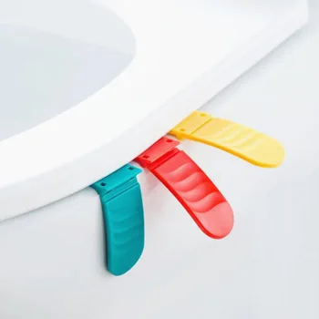 Foldable Toilet Seat Handle Seat Cover Lifter Avoid Touching Clean Style 