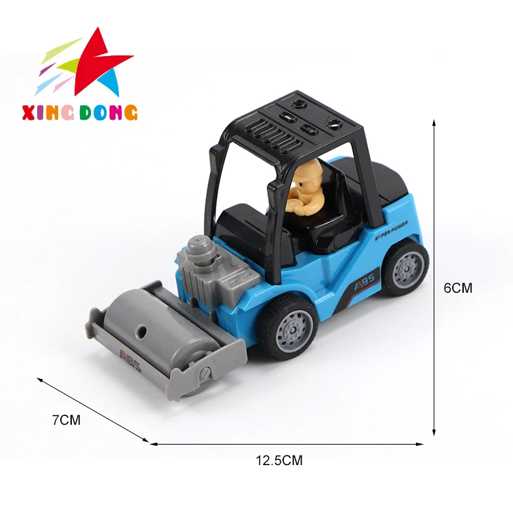 4Pcs Mini Bébé technic Voiture Jouet Ingénierie pelle modèle tracteur toys dump