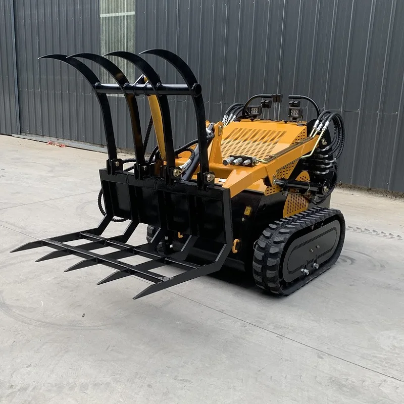 China Best Price Mini Loader 25HP 45HP 60HP Small Skid Steer Front End Loader Mini Skid Steer Loader with Bucket