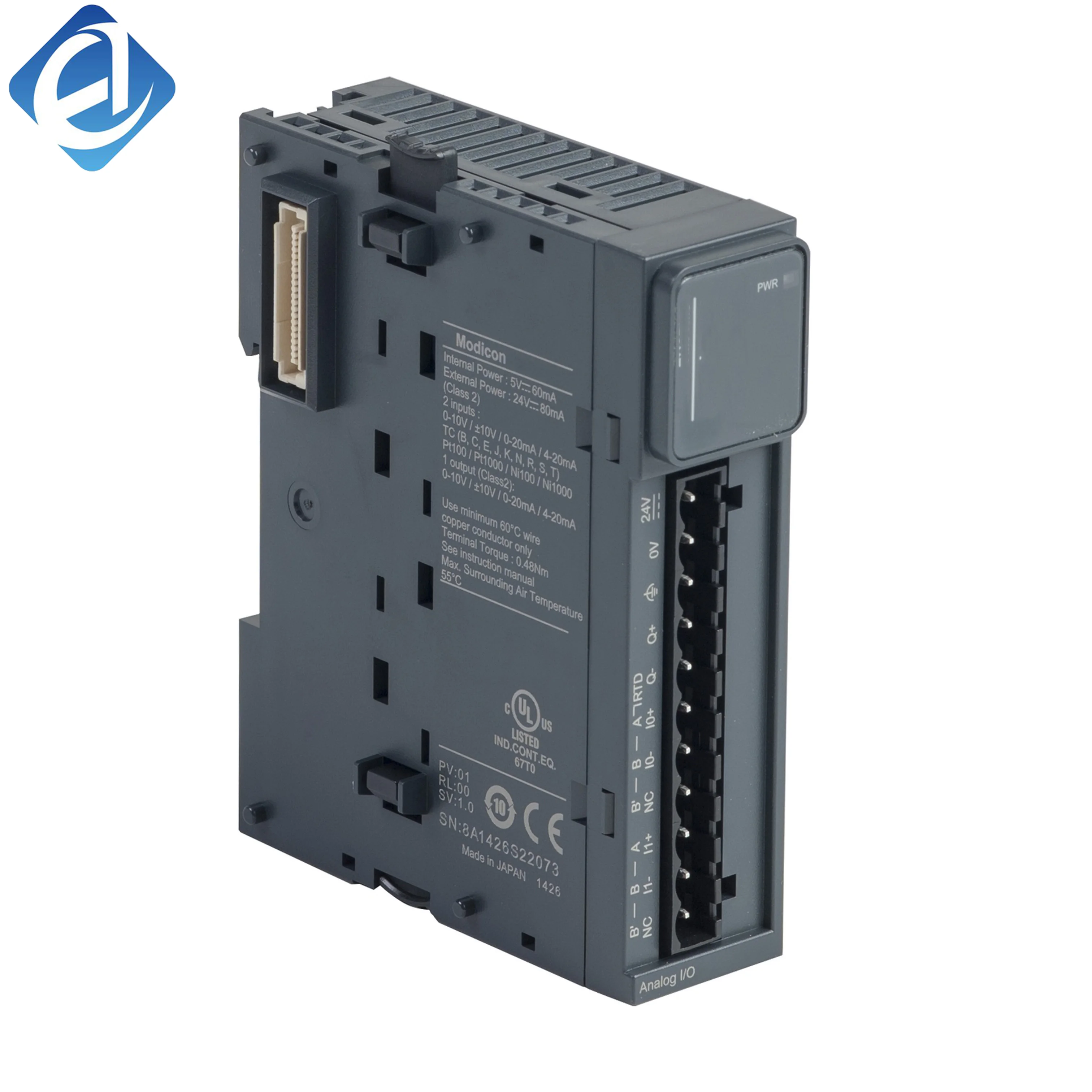 New Original TM3RDM16R TM3 series relay output expansion module. It has 16 relay output channels with isolated design and strong load capacity. Stable switching performance and good durability, compatible with Modicon M2XX PLC