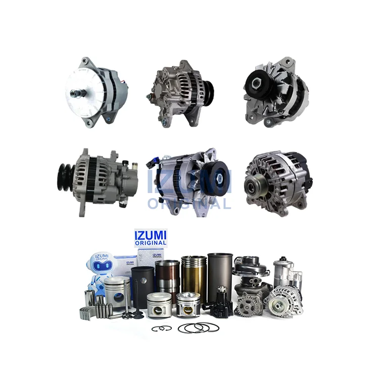 IZUMI ORIGINAL 4TNE86 4TNV86 Alternator High Quality Diesel Engine Parts For Yanmar