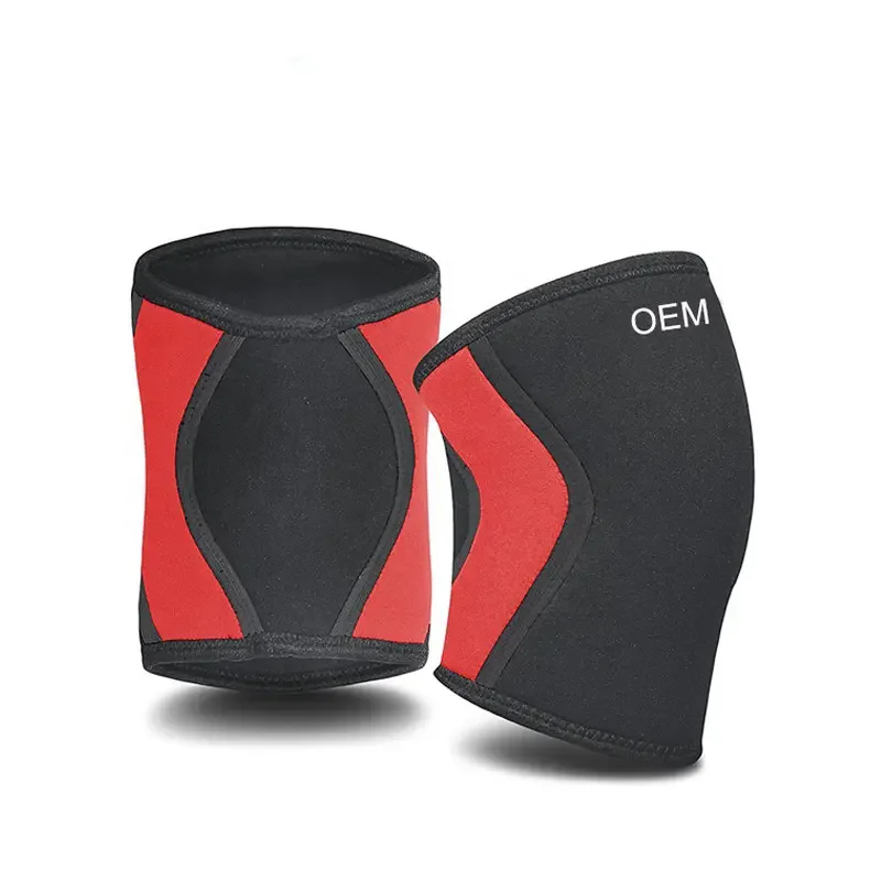 Solace Care 7mm Neoprene Knee Compression Support Brace - Unisex, Adjustable, Black/Grey