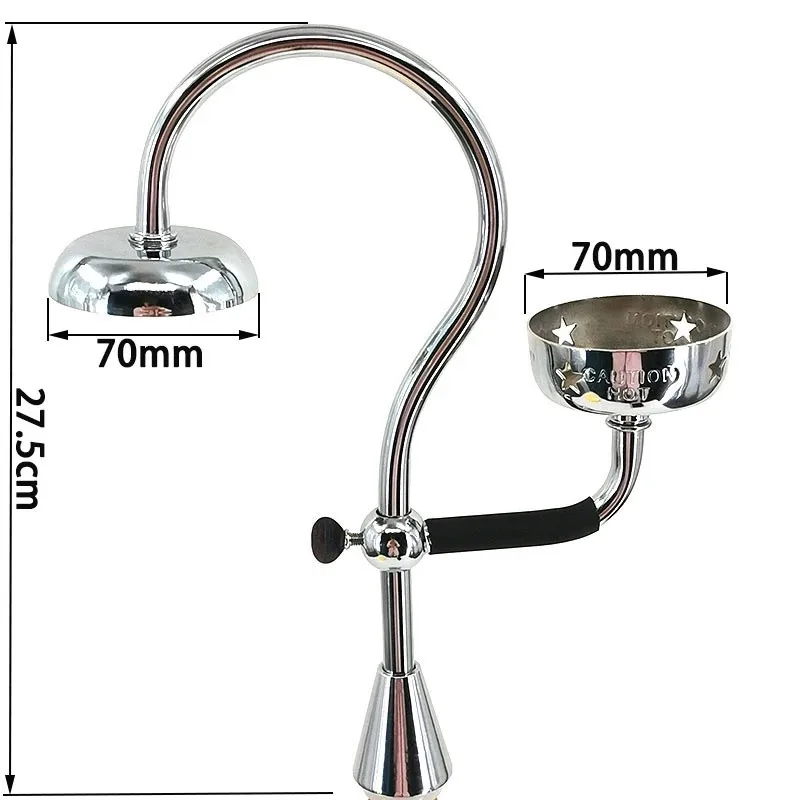 Hookah Flip Inverted Stainless Steel Hookah Bowl Saving Coal Clean