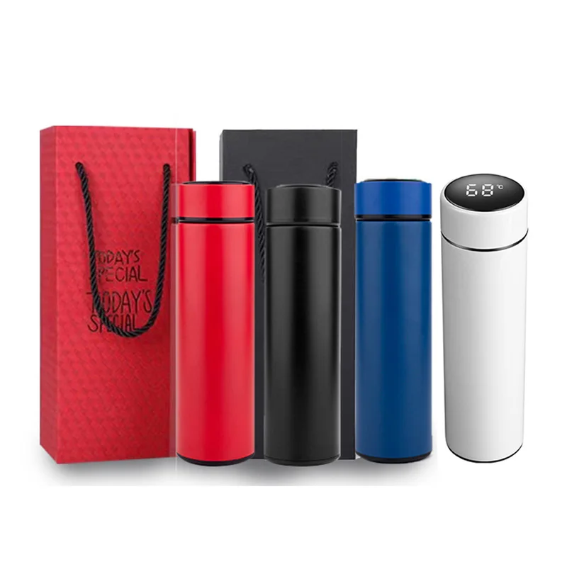 Wholesale 500ml Double Wall Stainless Steel Vacuum Flask with Smart Lid ...