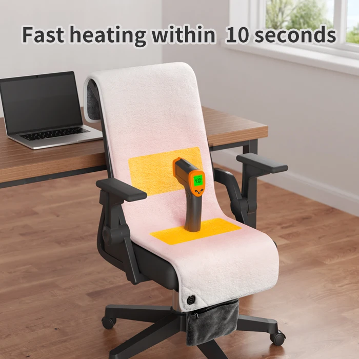 Anjuny Warm Chair Cover Outdoor Camping Heated Chair Cushion Single