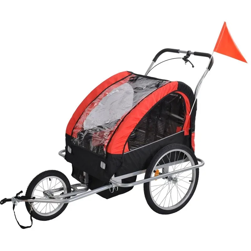 Istaride Pullwagen Trolley 2 in 1 Kinderfahrrad Vordach-Fahrzeuganhnger  Fahrradtrger Fahrrad-Fahrzeuganhnger fr Kleinkinder Kinder
