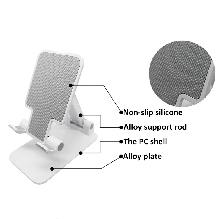 Universal Mobile Phone Holder Cushion Desk Fordable Stand For Tablet