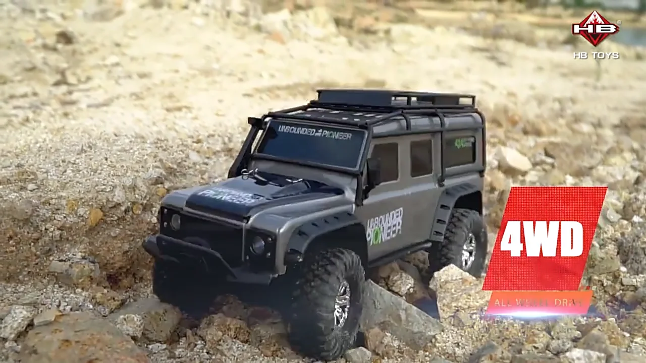 HB ZP1001 1/10 RC Car - 2.4G 4WD Proportional Control Retro Vehicle