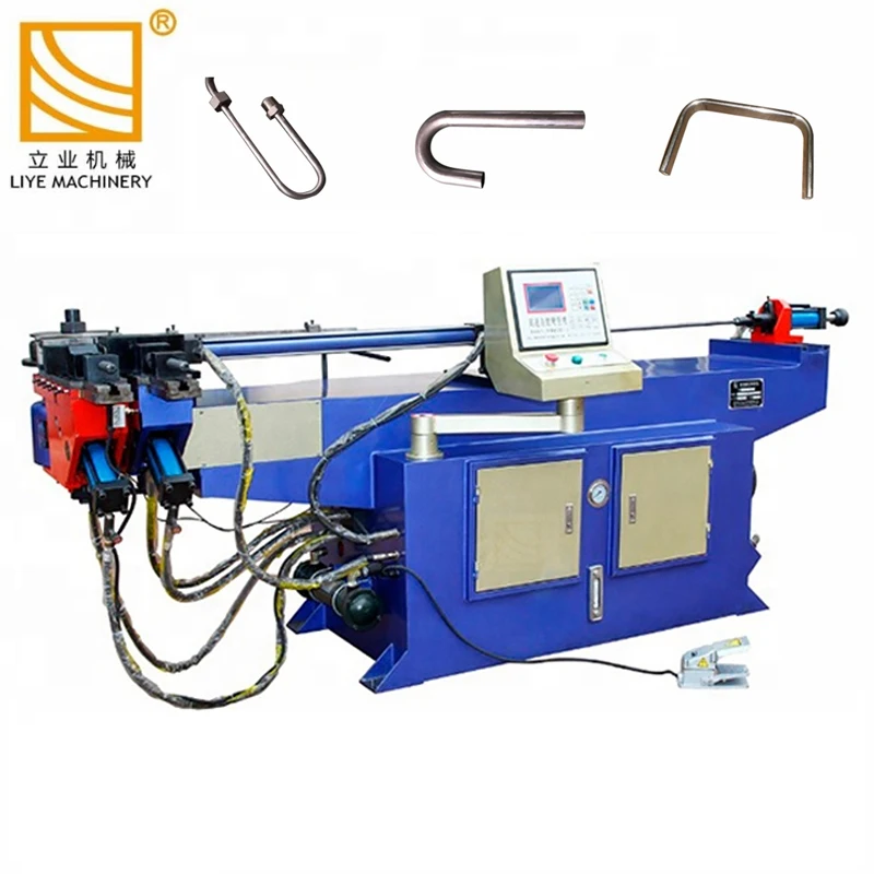 DW38NC Semi Automatic Hydraulic Pipe Bending Machine Rebar Bending Machine Steel Rod Bending Machine Tube Bender Pipe Bender