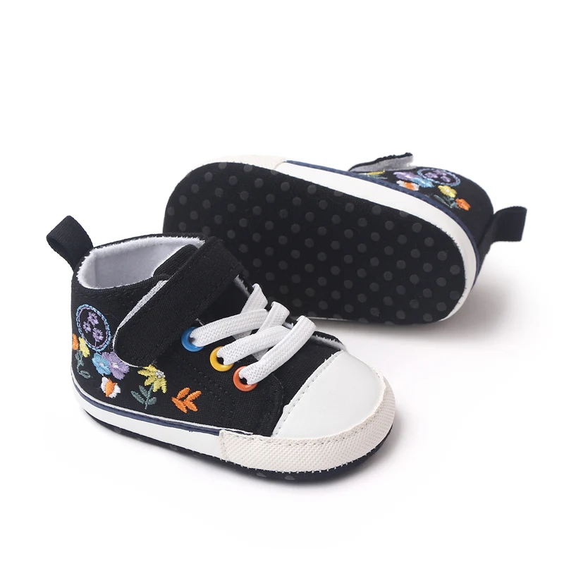 Wholesale Canvas Unisex Baby Toddler Infant Boys and Girls Shoes Baby Sneakers details