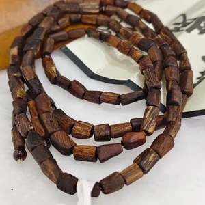 High Quality 100% Pure Agarwood Long String Handmade Craft Wooden Men's and Women's Long Strings