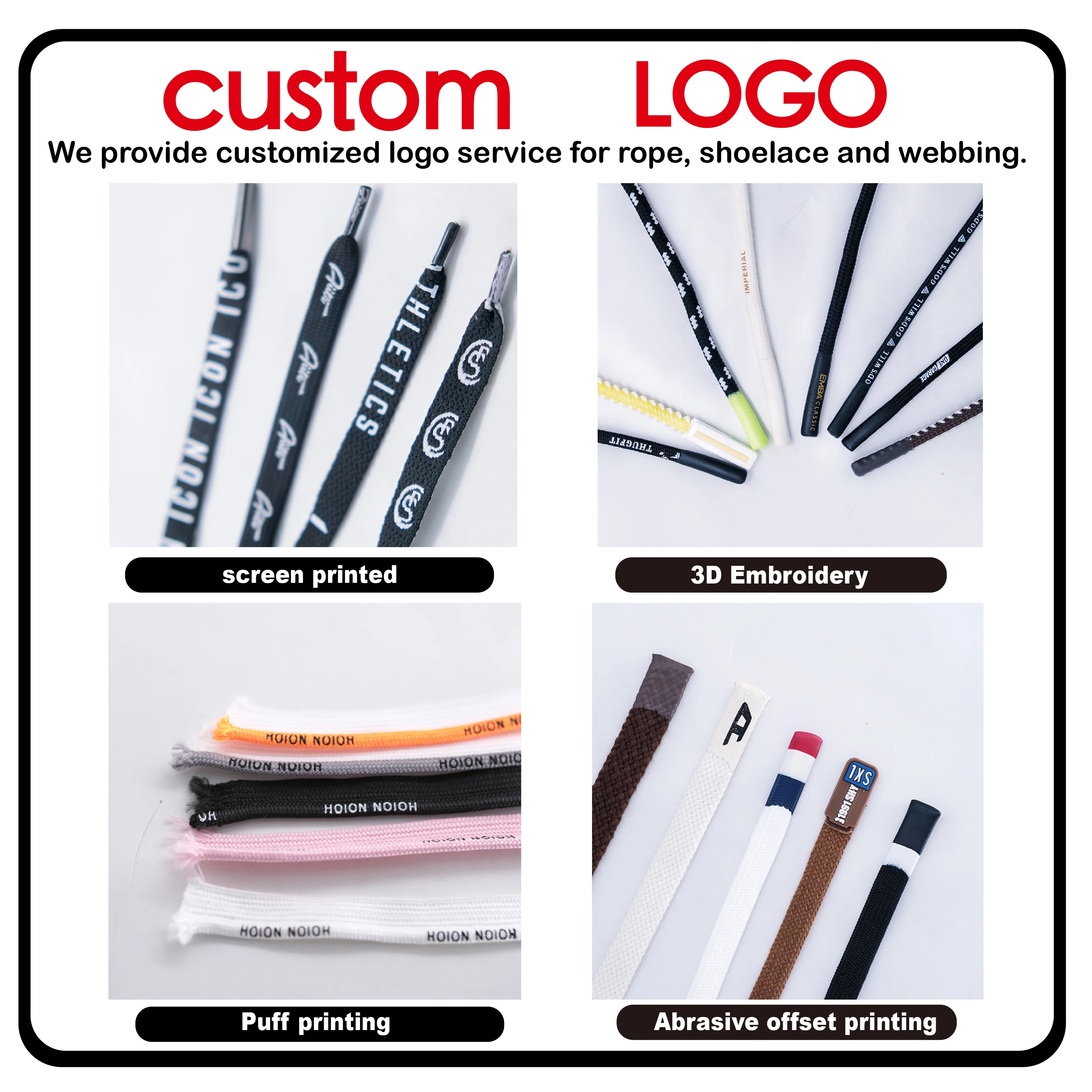 Custom Color Polyester Round Filament Drawstring Rope Coated with Plastic Bullet Tips for Garments Customized Logo