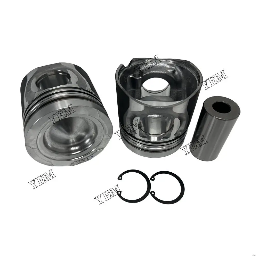 Pistons Set With Piston Pin for Doosan DL06 Harvester Spare Parts