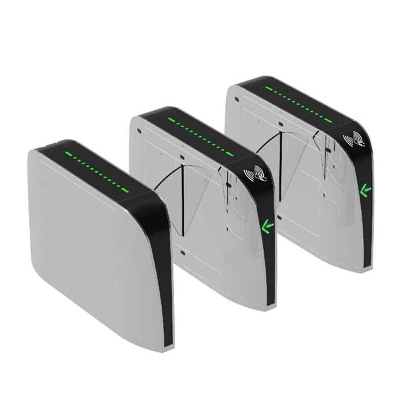 RFID Flap Turnstile System Automatic Waterproof Portable 304 Stainless Steel Gym Access Controls Turnstile Gate Price