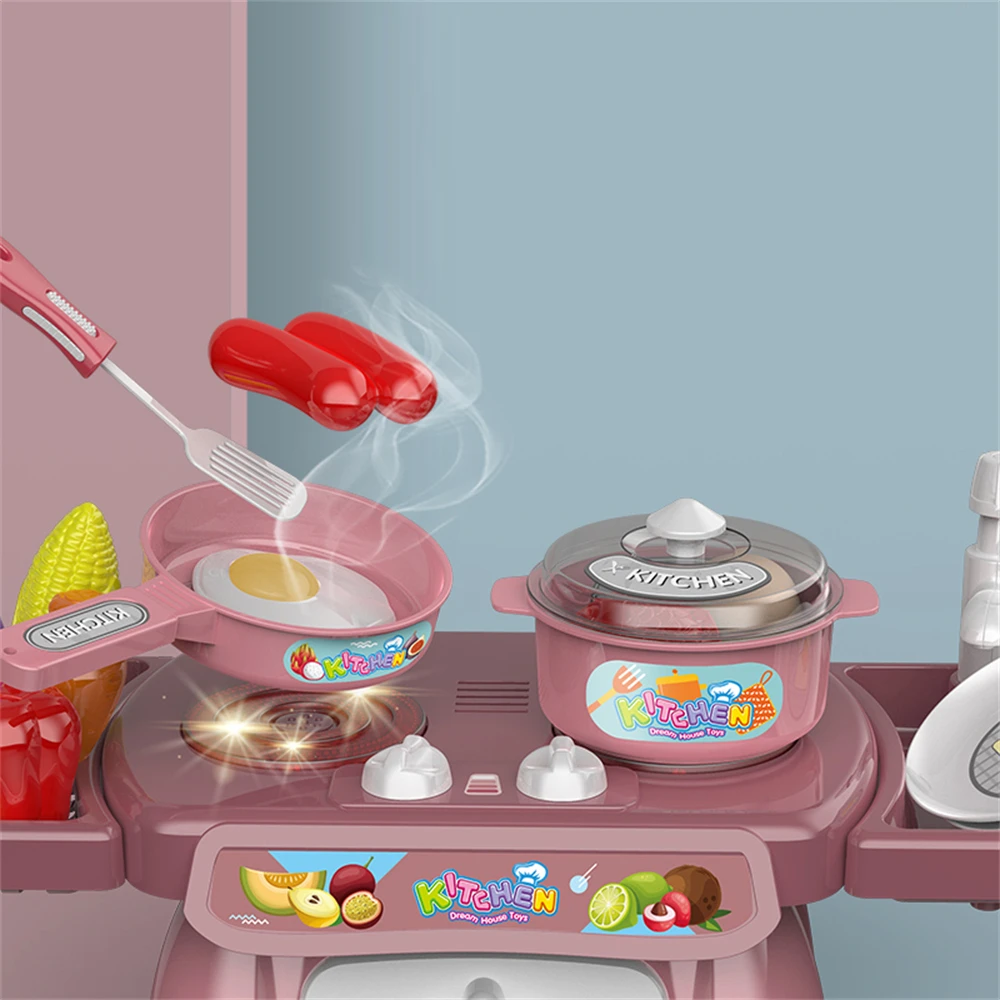 Креативный подарок на день рождения, «сделай сам», девушки, ролевые игры, имитация еды, кухонная посуда, мини-игрушки, настоящий набор для приготовления пищи для детей