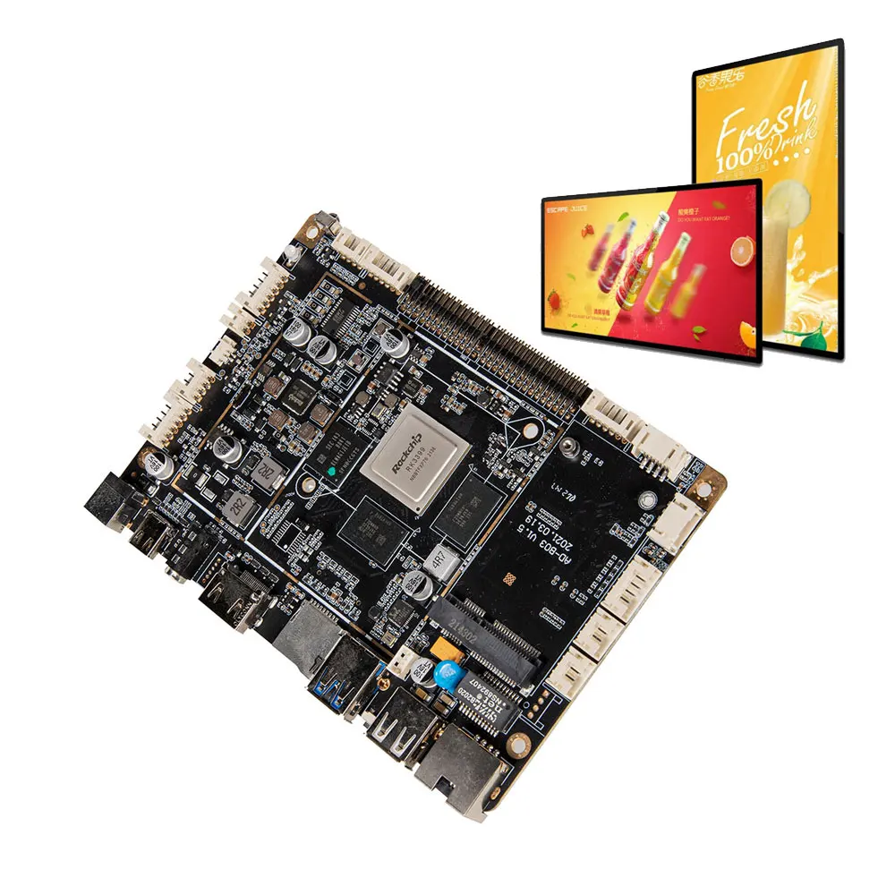 Rk3399 Android Embedded Arm Board Vending Control Board for Industrial Android Digital Signage and Display