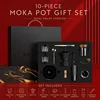 Black 10-piece set, dual-valve version
