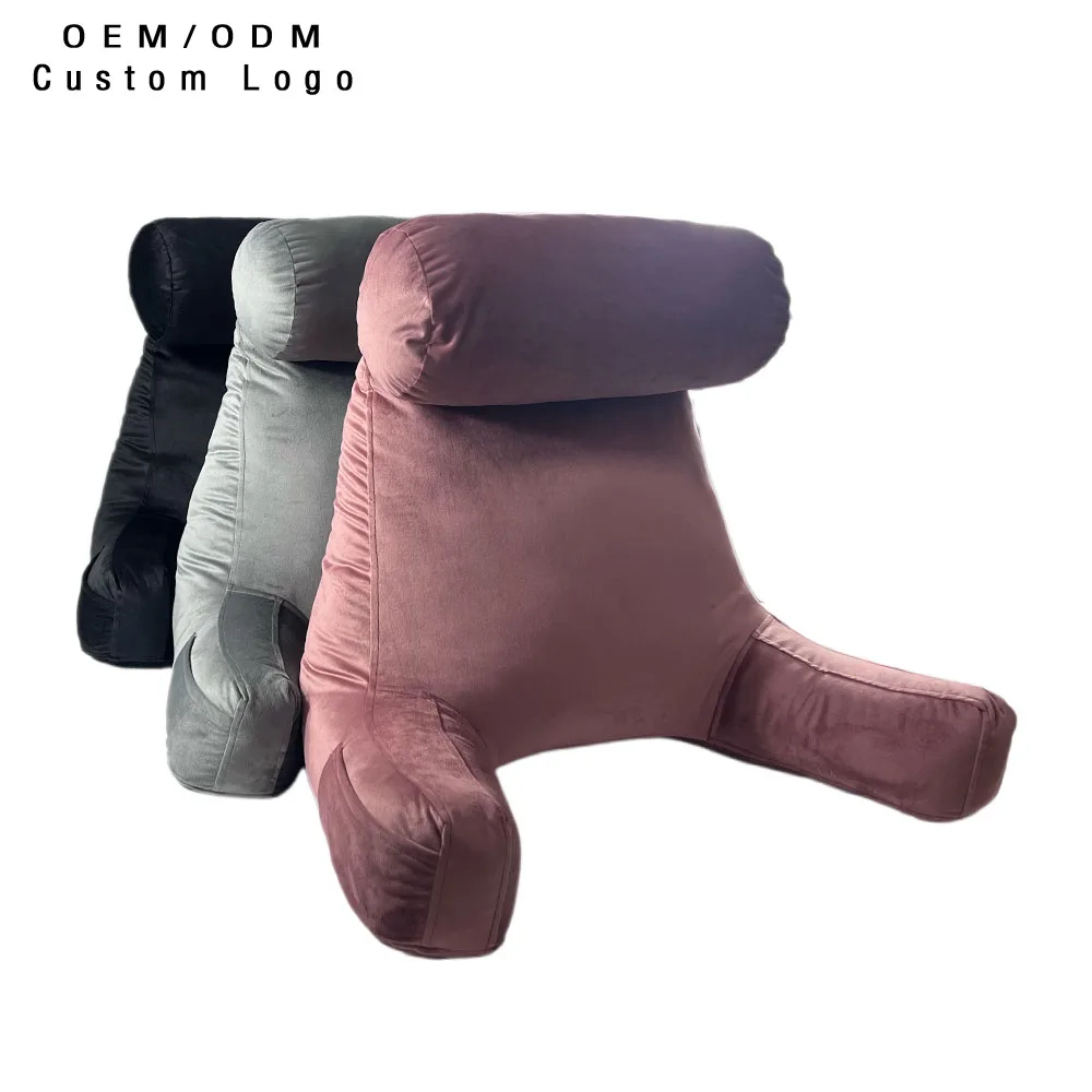 Memory Foam Bedrest Wedge Backrest Lap Pillow for Sitting up in Bed for Reading & Function Pillows & Positioners