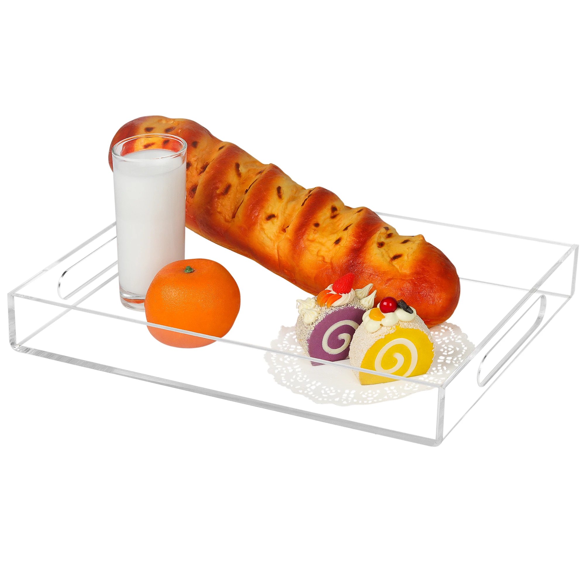 Vonvik акриловый поддон для хранения с ручками Ванная комната 12