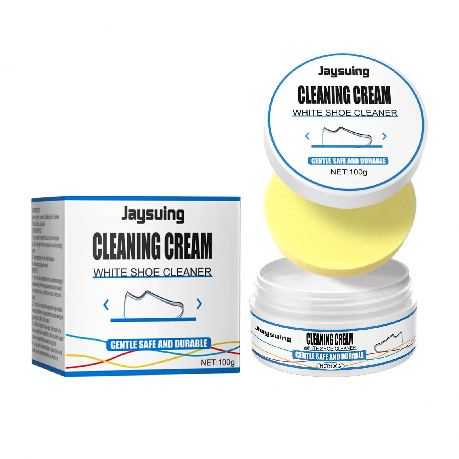 Jaysuing Wholesale Effectively Remove Stains White Shoes Cleaner Deep  Cleaning White Shoes Sport Shoes Instant Cleaning Cream