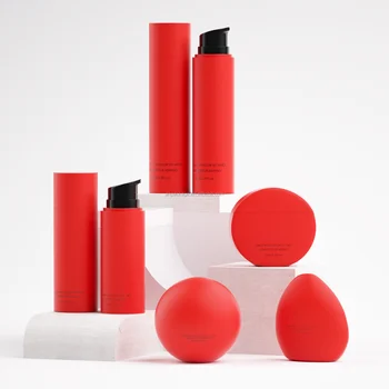 Luxury Customized 50ml 30ml Airless PCR Bottle Collection Set for Skin Care Cosmetics Popular Replacement for Shampoo Lotion