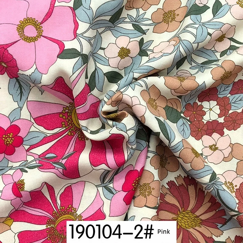 Оптовая продажа тропический дизайн хлопчатобумажная вискозная ткань для рубашек с