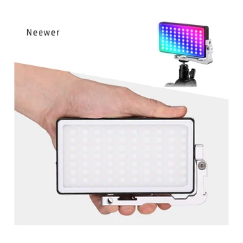 Neewer SL90 Pro 4300mAh Battery LED Photo Video Light Full Color Portable Fill Panel Pocket RGB LED Light for Livestream