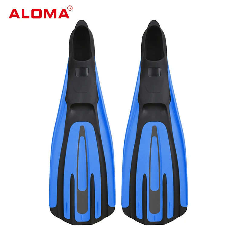 Aloma new foot pocket swim long flipper snorkel freediving equipment diving fins