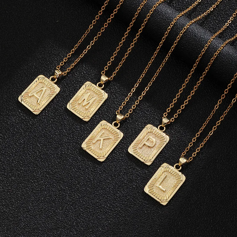 Letter Necklace,Gold Necklace Letter 