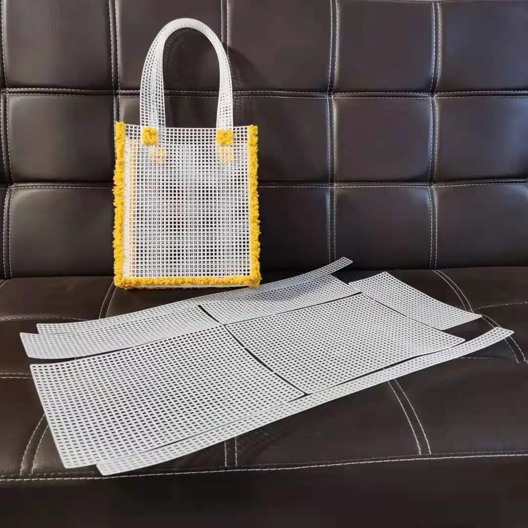 Bucket Bag Auxiliary Knitting & Weaving Plastic Mesh Sheet for