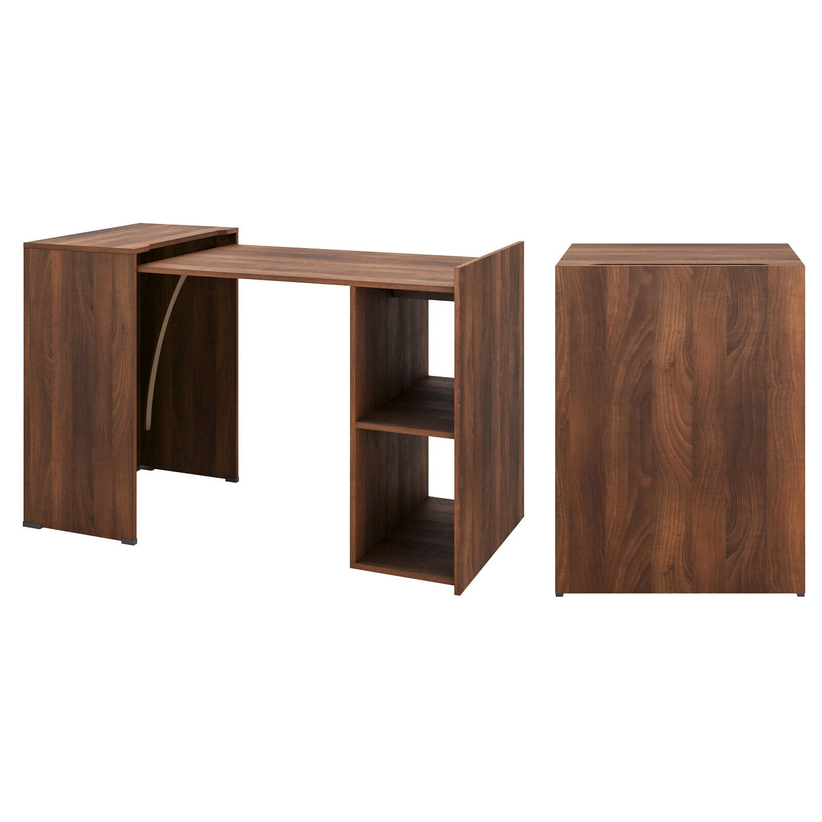 Costway Official 25 Days Arrivetop Grade Extendable Computer Desk For