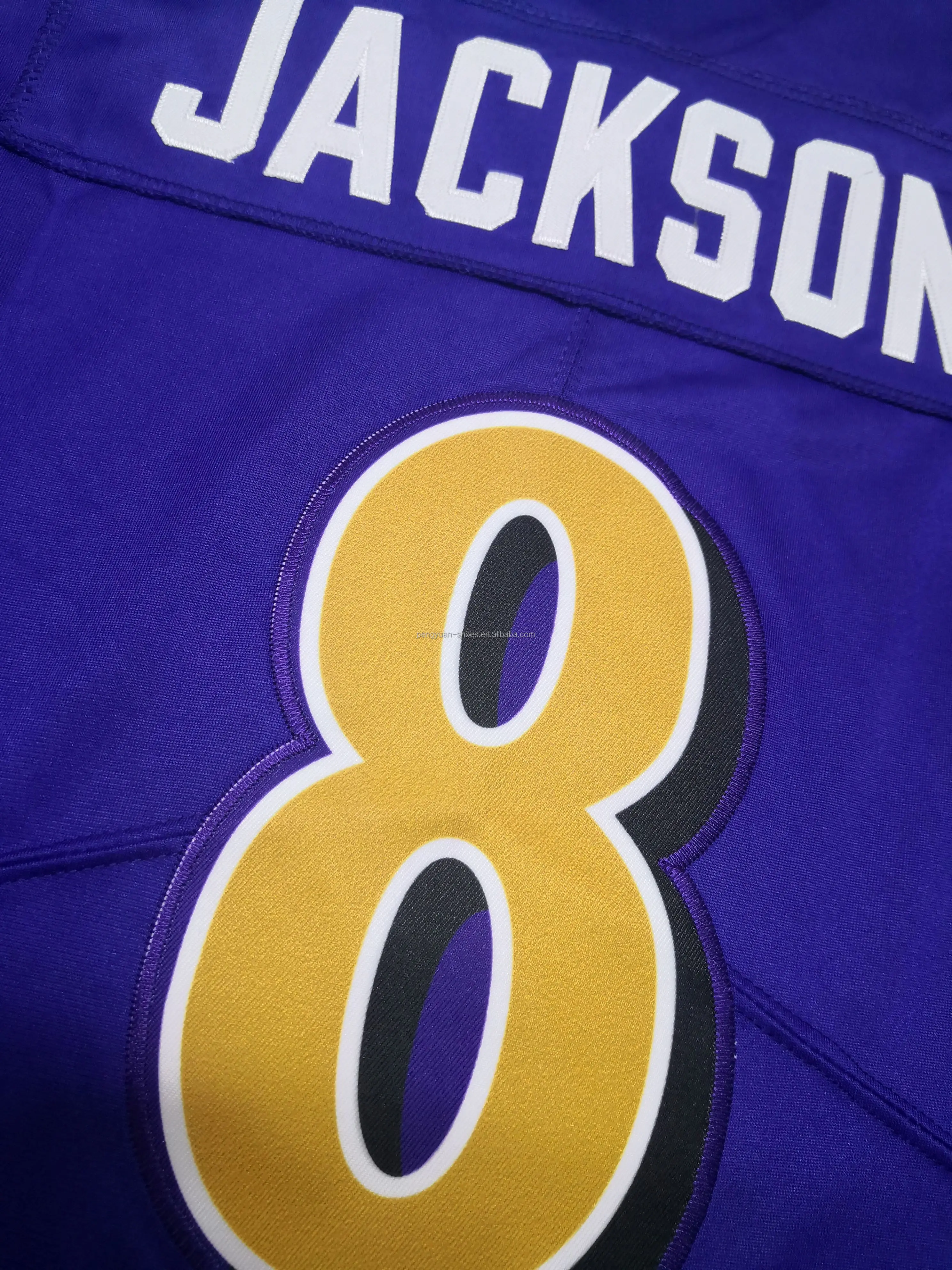 NFL_Jerseys Jersey Baltimore''Ravens''#8 Lamar Jackson 15 Marquise