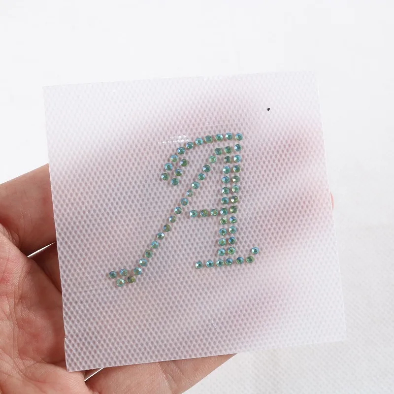 Rhinestone Letters - DIY Hot Fix Dmc Alphabet Designs