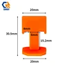 1.5mm Clips For 6-15mm Tiles, 100 Pcs Bag