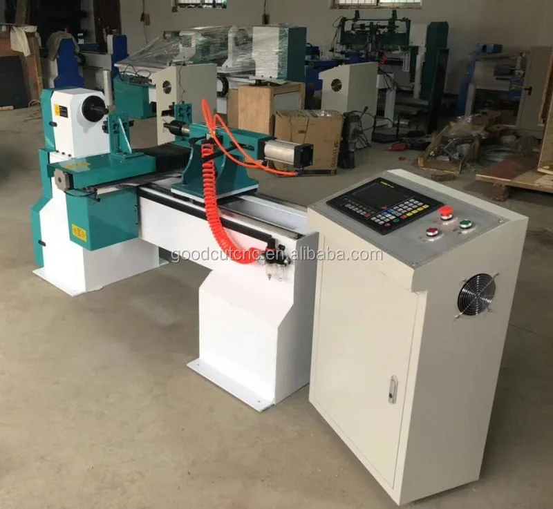 High Speed Cnc Wood Lathe Mini Machine with 2 Cutters