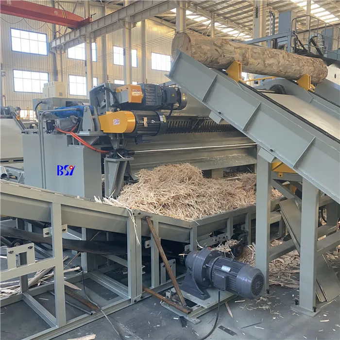 Automatic BBP2000G Timber Debarking Machine/log Skin Peeling Machine/wood Bark Remove Machine