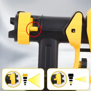 600W 1200ml HVLP  Household Portable Handheld Electric Paint Sprayer Spray Gun 220V Industrial Application